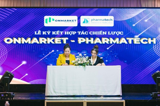 Hơn 1500 sản phẩm của Pharmatech Việt Nam sẽ có mặt tại các cửa hàng của Onmarket - Ảnh 1.