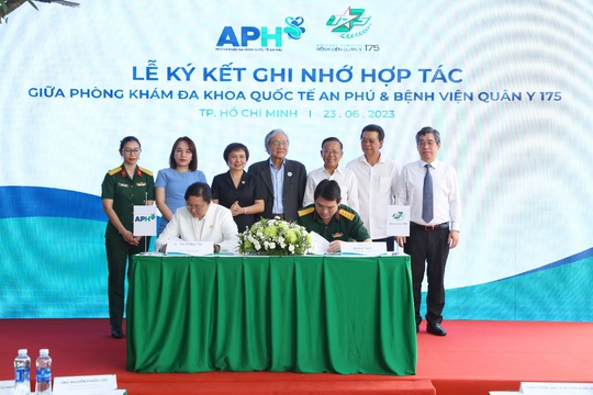 Phòng khám An Phú ký kết hợp tác chiến lược với bệnh viện 175 - Ảnh 1.