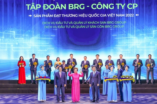 Nhiều thương hiệu thuộc Tập đoàn BRG được vinh danh Thương hiệu Quốc gia 2022 - Ảnh 1.