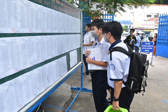 TP HCM: 9 thí sinh thi lớp 10 phải nhờ cán bộ coi thi viết hộ - Ảnh 1.