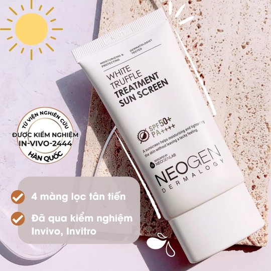 Neogen Truffle Treatment Sunscreen - Bảo vệ da căng khỏe chuẩn Hàn - Ảnh 3.