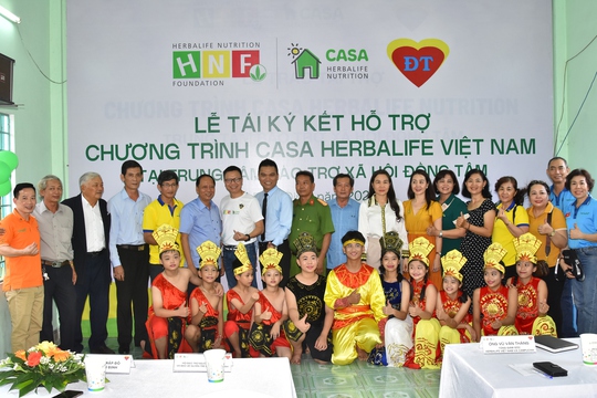 Herbalife Việt Nam gia hạn chương trình hợp tác với đối tác Casa - Ảnh 1.