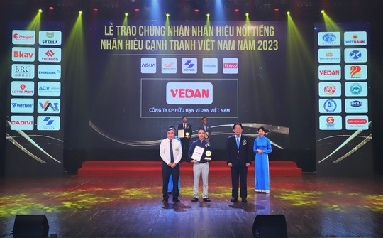 Vedan được vinh danh Top 10 nhãn hiệu nổi tiếng Việt Nam năm 2023 - Ảnh 1.