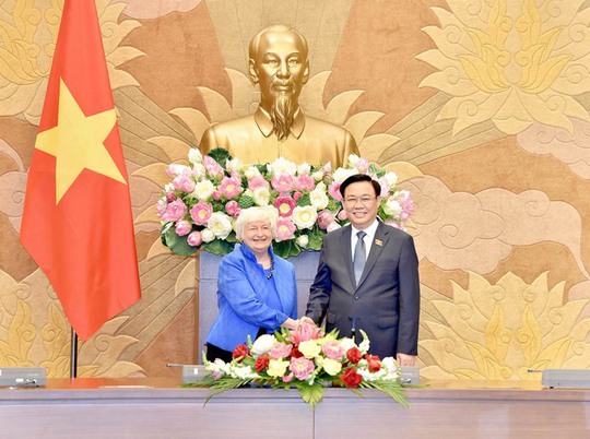 Chủ tịch Quốc hội Vương Đình Huệ: Mỹ là một đối tác rất quan trọng - Ảnh 3.