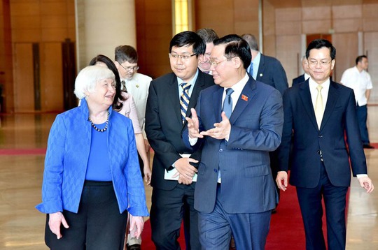 Chủ tịch Quốc hội Vương Đình Huệ: Mỹ là một đối tác rất quan trọng - Ảnh 1.