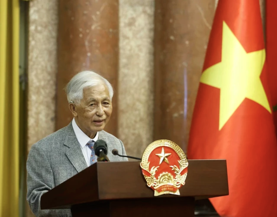 Chủ tịch nước Võ Văn Thưởng gặp các nhà khoa học quốc tế và Việt Nam - Ảnh 5.