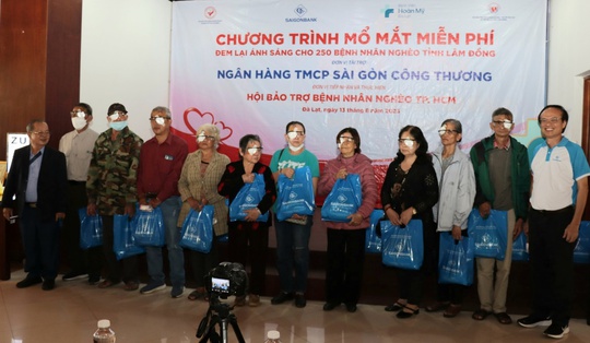 SAIGONBANK tài trợ mổ mắt miễn phí cho bệnh nhân nghèo tại Tỉnh Lâm Đồng - Ảnh 2.