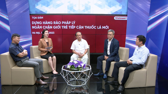 Tọa đàm “Dựng hàng rào pháp lý ngăn chặn giới trẻ tiếp cận thuốc lá mới” - Ảnh 1.