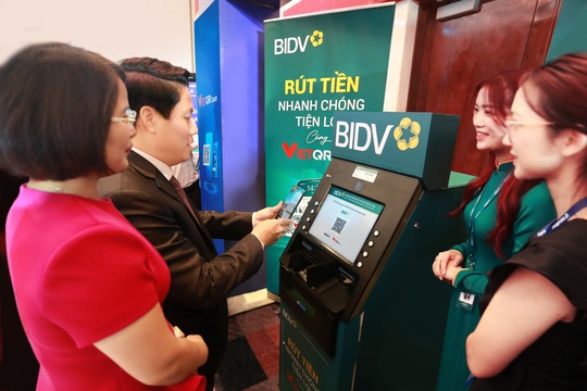 BIDV tiên phong triển khai dịch vụ rút tiền VietQRCash - Ảnh 3.