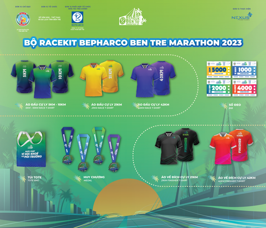 Khởi động Giải chạy bộ Bepharco Bến Tre Marathon 2023 - Ảnh 2.