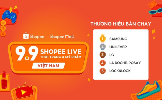 Shopee 9.9 siêu sale ghi nhận số sản phẩm bán ra qua livestream tăng gấp 24 lần - Ảnh 2.