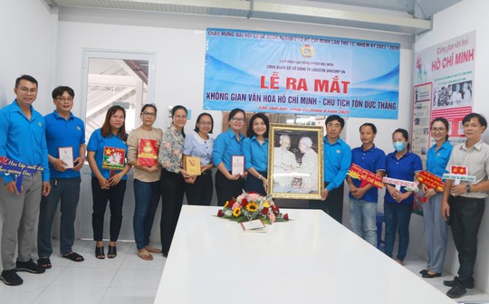 Doanh nghiệp đầu tiên tại Hóc Môn ra mắt Không gian Văn hóa Hồ Chí Minh - Chủ tịch Tôn Đức Thắng - Ảnh 2.