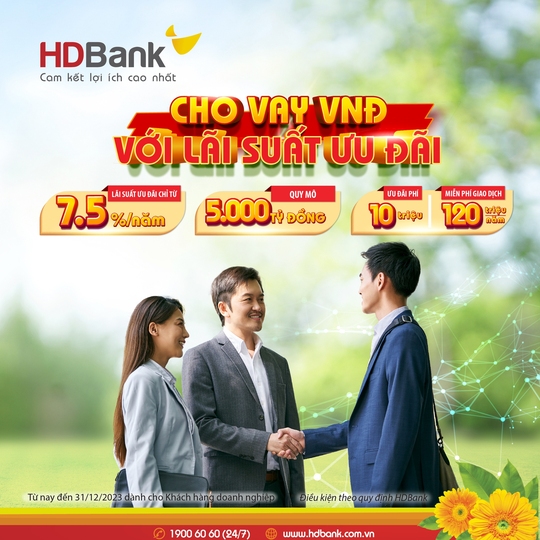HDBank thêm ưu đãi cho khách hàng doanh nghiệp tăng tốc cuối năm - Ảnh 1.