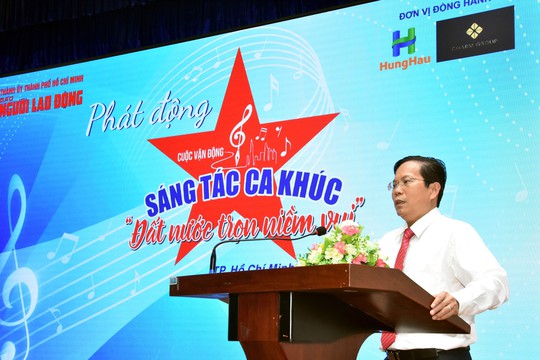 Phát động cuộc vận động sáng tác ca khúc "Đất nước trọn niềm vui": Cam kết từ trái tim, khối óc- Ảnh 1.