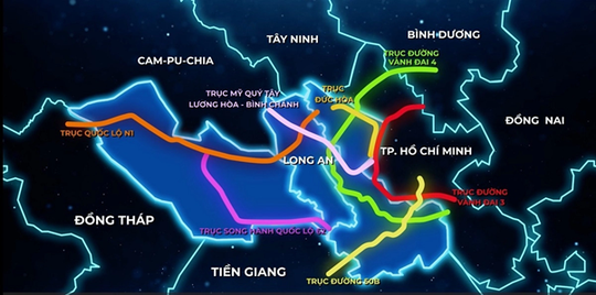 Trục động lực mới Lương Hoà - Bình Chánh rút ngắn lộ trình TP HCM - Long An - Ảnh 1.