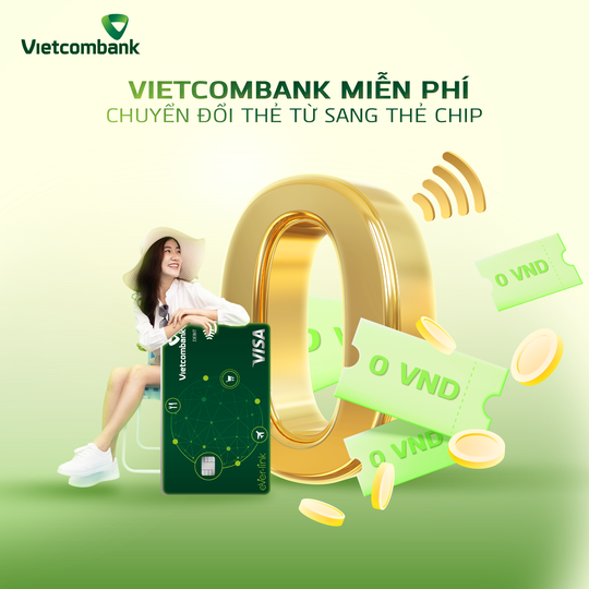 Lợi ích của thẻ Vietcombank công nghệ chip contactless- Ảnh 1.