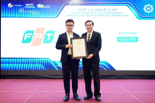 FPT giành “cú đúp” giải thưởng tại IR Awards 2023 - Ảnh 1.