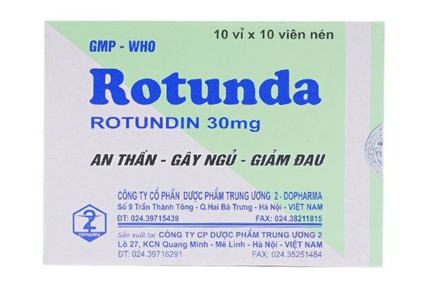 Thuốc ngủ Rotunda 30mg có tương tác thuốc với các loại khác không?
