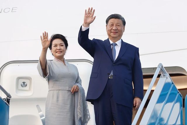 Tổng Bí thư, Chủ tịch Trung Quốc Tập Cận Bình kết thúc chuyến thăm Việt Nam- Ảnh 9.