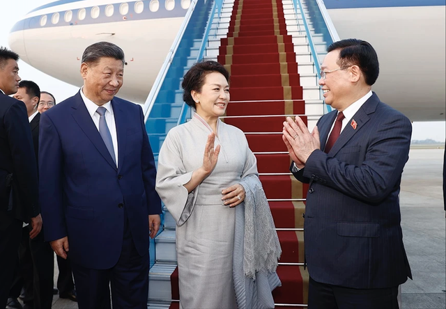 Tổng Bí thư, Chủ tịch Trung Quốc Tập Cận Bình kết thúc chuyến thăm Việt Nam- Ảnh 8.