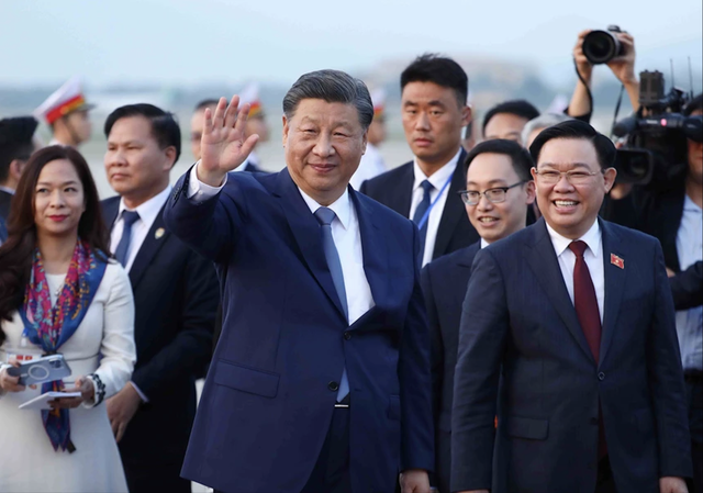 Tổng Bí thư, Chủ tịch Trung Quốc Tập Cận Bình kết thúc chuyến thăm Việt Nam- Ảnh 6.