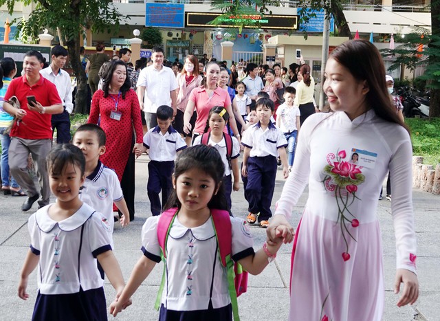 Đầu tư cho giáo dục và đào tạo hiện nay chưa đáp ứng yêu cầu đổi mới, phát triển; tỉ lệ chi ngân sách nhà nước cho lĩnh vực này chưa bảo đảm tỉ lệ tối thiểu 20%  Ảnh: HOÀNG TRIỀU