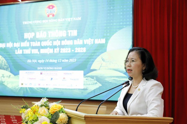 Đại hội đại biểu toàn quốc Hội Nông dân Việt Nam lần thứ VIII, nhiệm kỳ 2023-2028 sẽ được tổ chức từ ngày 25 đến 27-12-2023