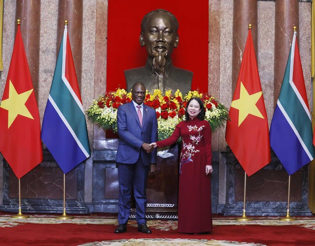 Phó Tổng thống Paul Mashatile mong Việt Nam đầu tư sản xuất xe điện tại Nam Phi- Ảnh 1.