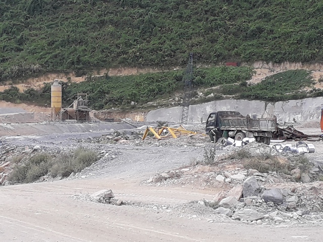 Thuỷ điện Sông Bồ khi triển khai xây dựng trên thượng nguồn sông Bồ. Ảnh: AK