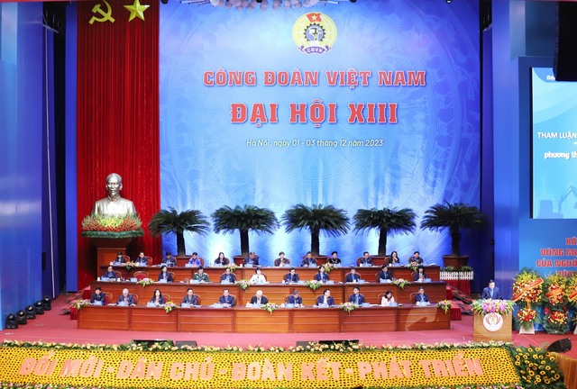 Những hình ảnh Tổng Bí thư và lãnh đạo Đảng, nhà nước dự Đại hội Công đoàn- Ảnh 14.