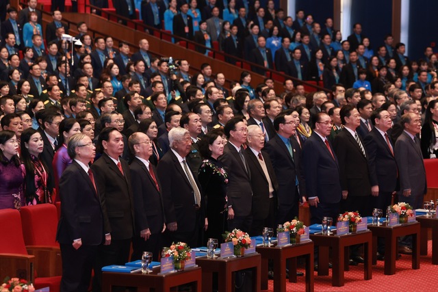 Những hình ảnh Tổng Bí thư và lãnh đạo Đảng, nhà nước dự Đại hội Công đoàn- Ảnh 9.