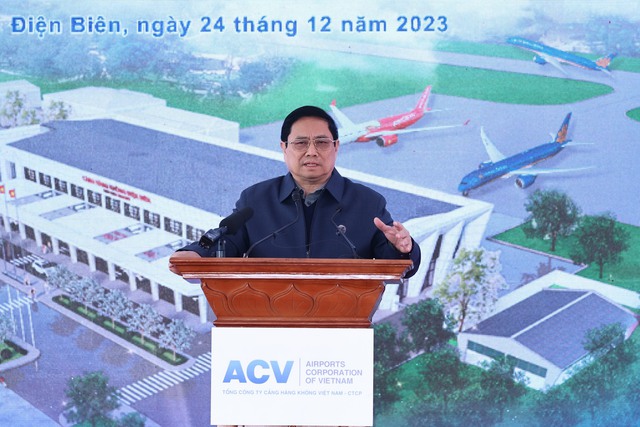 Thủ tướng cắt băng khánh thành dự án mở rộng sân bay Điện Biên- Ảnh 5.