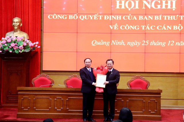 Công bố các quyết định về công tác nhân sự tại tỉnh Quảng Ninh- Ảnh 1.