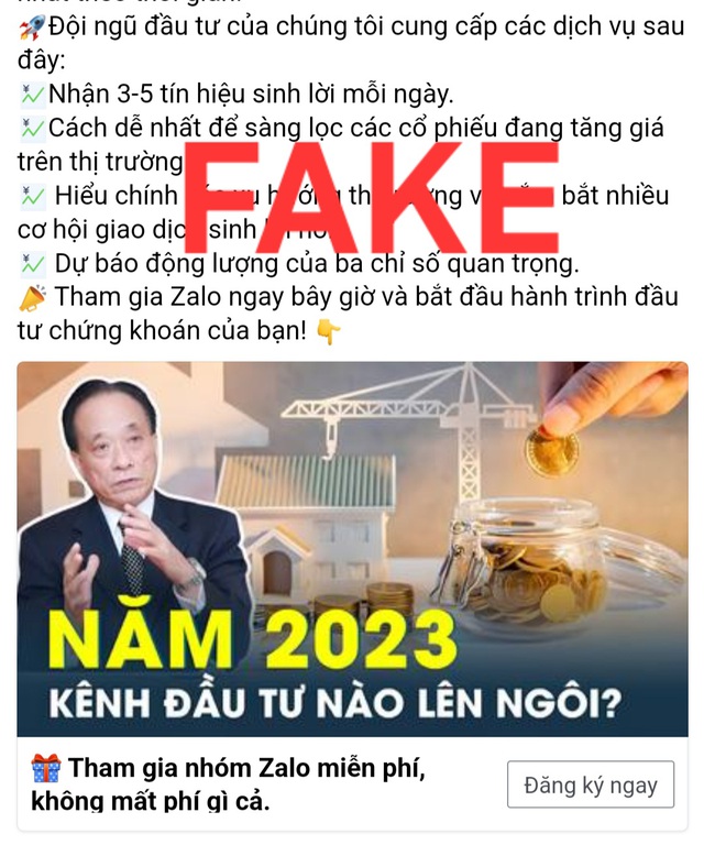 Mạo danh Tiến sĩ Nguyễn Trí Hiếu dụ nhà đầu tư mua cổ phiếu để lừa đảo- Ảnh 1.