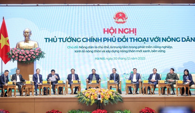Thủ tướng Chính phủ Phạm Minh Chính chủ trì hội nghị đối thoại trực tiếp với nông dân Việt Nam