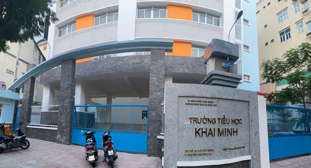 Trường Tiểu học Khai Minh, quận 1 cơ bản hoàn thành và sẽ đưa vào sử dụng trong năm học 2024-2025 Ảnh: ANH VŨ