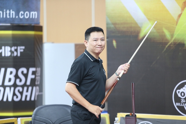 Cựu vô địch SEA Games Nguyễn Phúc Long đăng quang Giải Billiards pool 9 bi HBSF 2023- Ảnh 3.