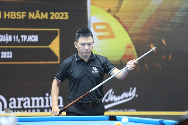 Cựu vô địch SEA Games Nguyễn Phúc Long đăng quang Giải Billiards pool 9 bi HBSF 2023- Ảnh 1.