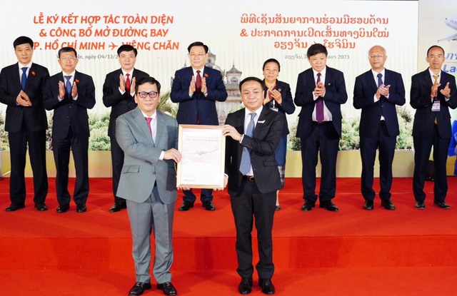 Vietjet và Lao Airlines mở đường bay mới Vientiane - TP HCM- Ảnh 2.