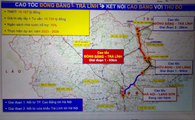 Đầu năm 2024 khởi công cao tốc Đồng Đăng - Trà Lĩnh - Ảnh 3.