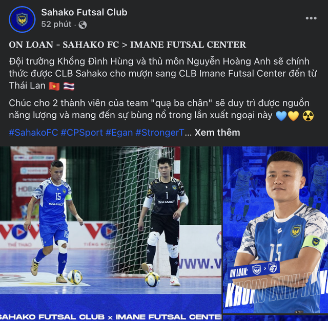 Hai tuyển thủ Việt Nam gia nhập CLB futsal Thái Lan- Ảnh 1.