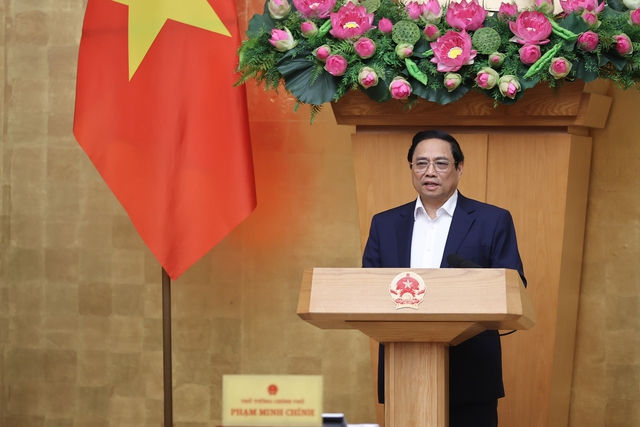 Thủ tướng Phạm Minh Chính phát biểu khai mạc phiên họp Chính phủ thường kỳ