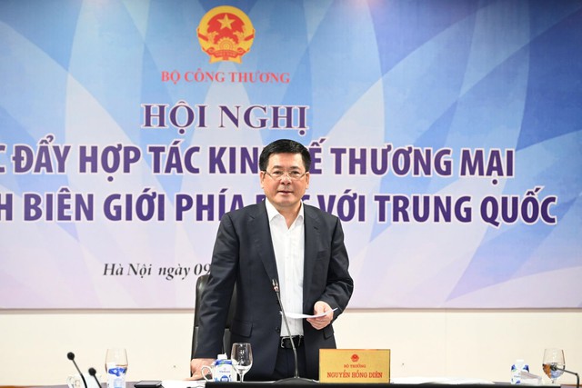 Bộ trưởng Bộ Công Thương Nguyễn Hồng Diên chủ trì hội nghị thúc đẩy hợp tác kinh tế thương mại các tỉnh biên giới phía Bắc với Trung Quốc