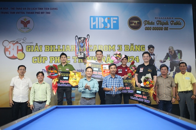 Trần Văn Ngân vô địch Giải Billiards carom 3 băng - Cúp Phúc Thịnh 2024- Ảnh 5.