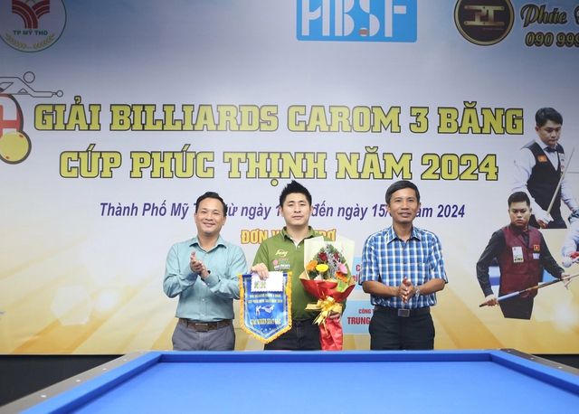 Trần Văn Ngân vô địch Giải Billiards carom 3 băng - Cúp Phúc Thịnh 2024- Ảnh 6.