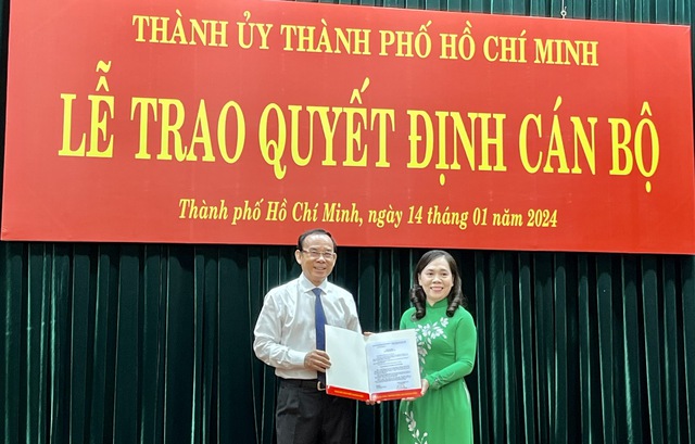 TP HCM có tân Bí thư Quận ủy quận 3 và quận Phú Nhuận- Ảnh 1.