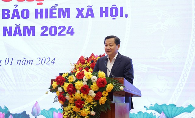 Phó Thủ tướng Lê Minh Khái phát biểu chỉ đạo tại hội nghị
