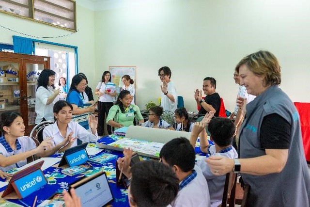 UNICEF và Masterise đưa sáng kiến và công nghệ tiên tiến hỗ trợ trẻ em tại Sóc Trăng- Ảnh 5.