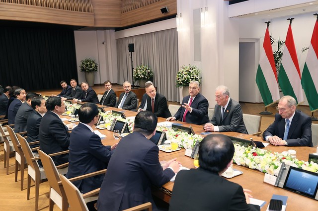 Cuộc hội đàm quan trọng giữa Thủ tướng Phạm Minh Chính và Thủ tướng Hungary- Ảnh 6.