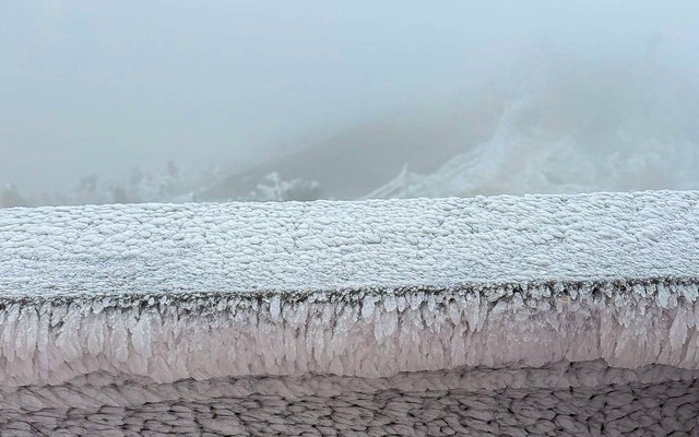 VIDEO: Băng giá phủ trắng trên đỉnh Mẫu Sơn- Ảnh 6.